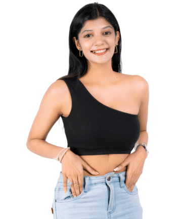 Freya One Shoulder Crop Top