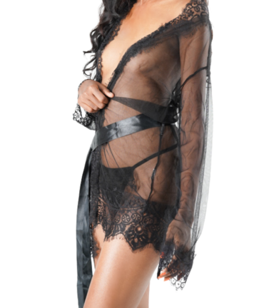 Devine Mini Robe | Charcoal