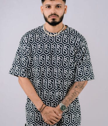 Ares Oversize T-Shirt - Ebony Ocean