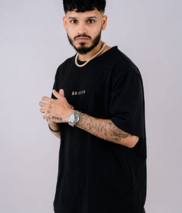 Ares Oversize T-Shirt - Raven